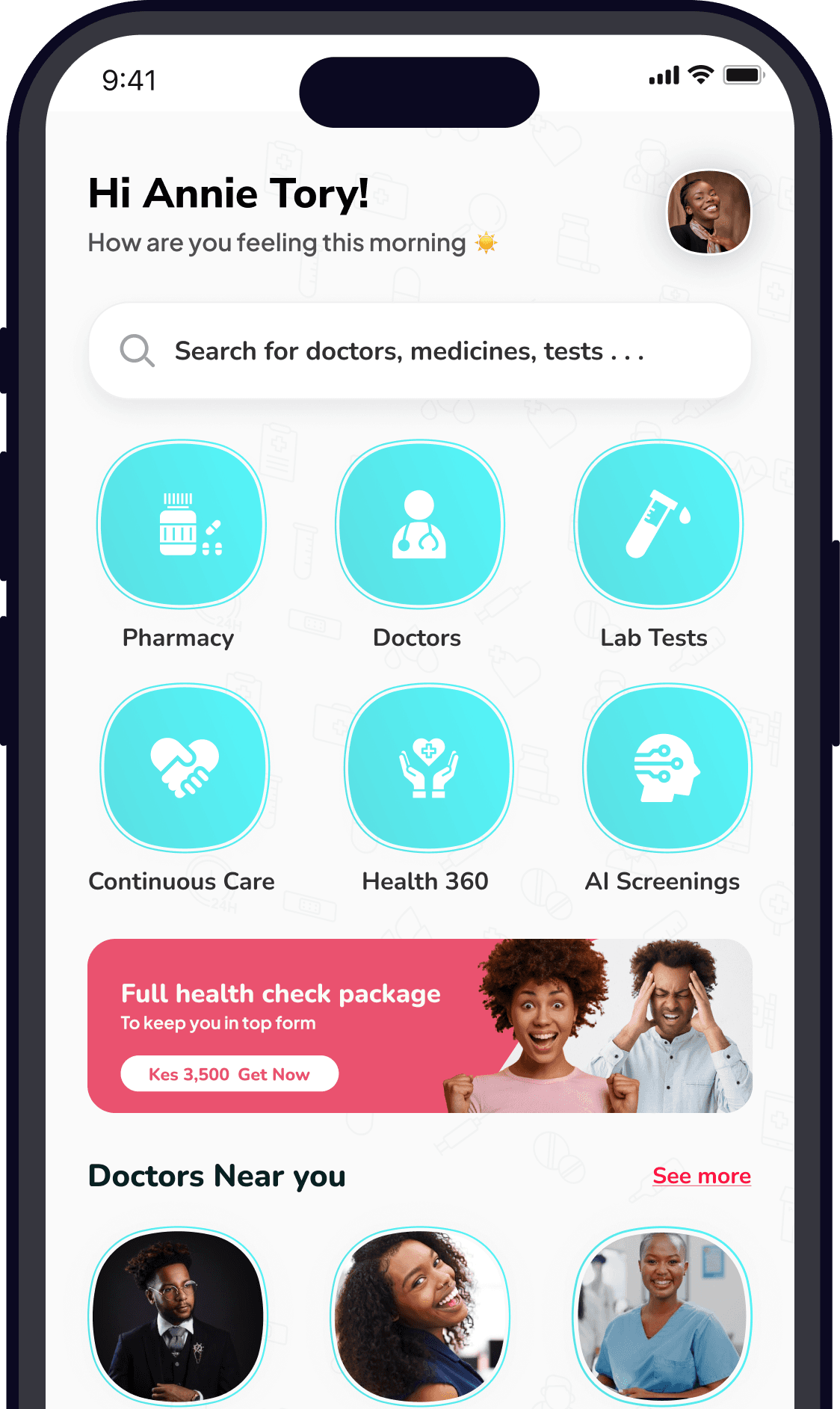 Zuri Health Patient mobile app preview