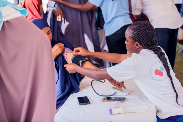 Child patient with stethoscope